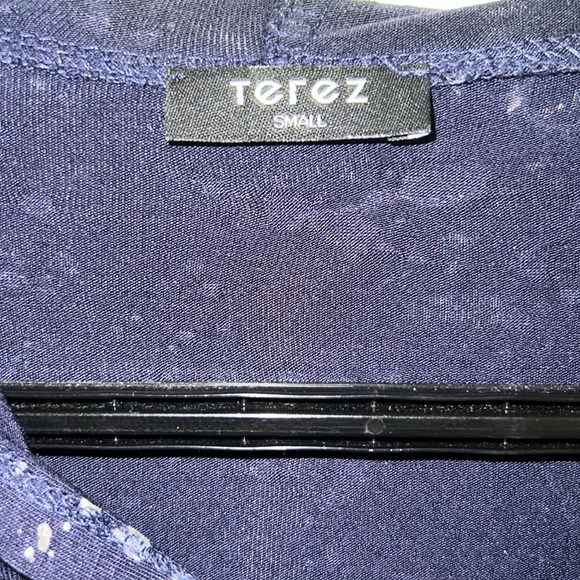 Terez navy zip up silver splatter - Picture 6 of 8